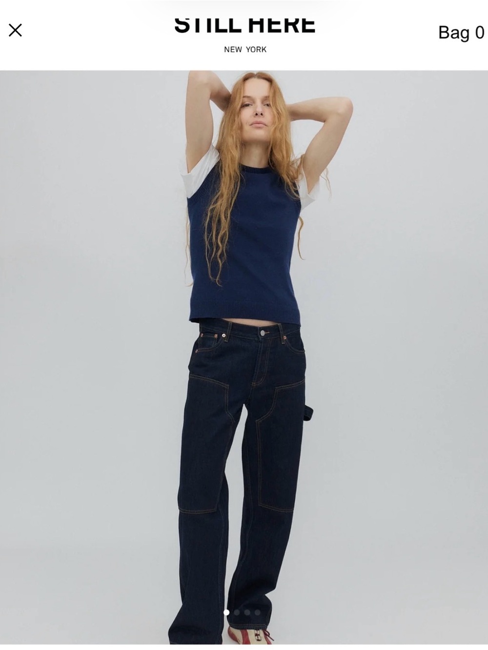 Still Here dark wash Subway jeans